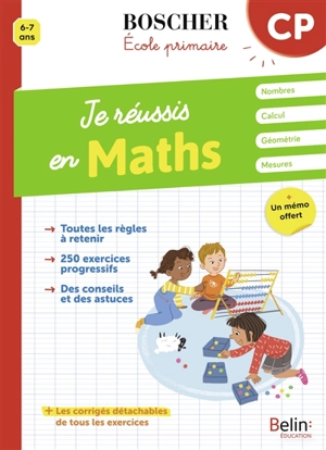 Je réussis en maths, CP, 6-7 ans - Edwige Rafini