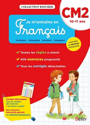 Je m'entraîne en français : CM2, 10-11 ans : conforme au nouveau programme - Christine Cuttoli