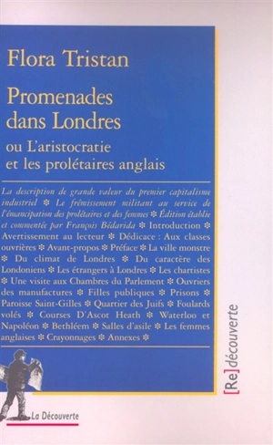 Promenades dans Londres ou l'aristocratie et les prolétaires anglais - Flora Tristan