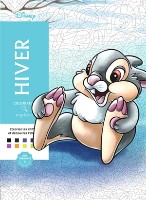 Hiver : coloriages mystères - Walt Disney company