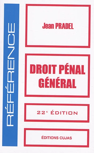 Droit pénal général - Jean Pradel