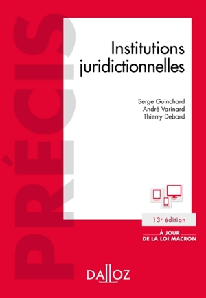 Institutions juridictionnelles - Serge Guinchard