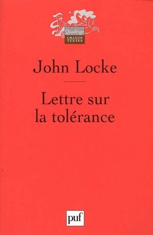 Lettre sur la tolérance - John Locke