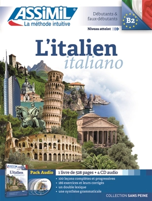 L'italien : débutants & faux-débutants, niveau atteint B2 : pack audio - Federico Benedetti