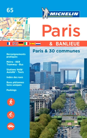 Paris & banlieue : Paris & 30 communes - Manufacture française des pneumatiques Michelin