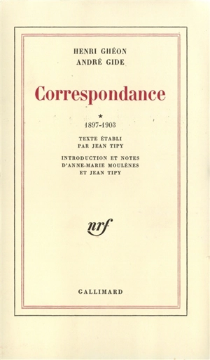 Correspondance, 1897-1944 - Henri Ghéon