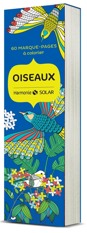 Oiseaux : 60 marque-pages à colorier - Virginie Guyard