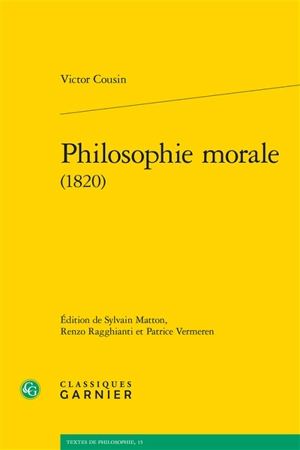Philosophie morale (1820) - Victor Cousin