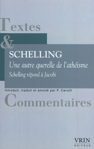 Monument de l'écrit sur les choses divines, etc. de M. Friedrich Heinrich Jacobi et de l'accusation qui y est faite d'athéisme mensonger et expressément trompeur - Friedrich Wilhelm Joseph von Schelling