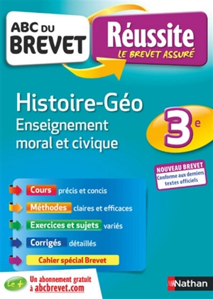 Histoire géo, enseignement moral et civique 3e : nouveau brevet - Grégoire Pralon