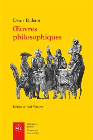 Oeuvres philosophiques - Denis Diderot