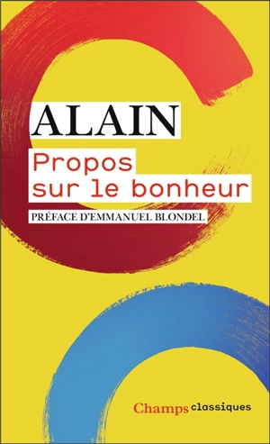 Propos sur le bonheur - Alain