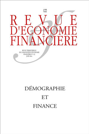 Revue d'économie financière, n° 122. Démographie et finance
