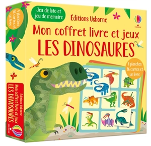 Les dinosaures : mon coffret livre et jeux : jeu de loto et jeu de mémoire - Sam Smith