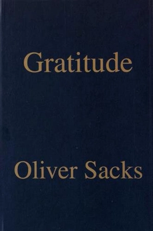 Gratitude - Oliver Sacks