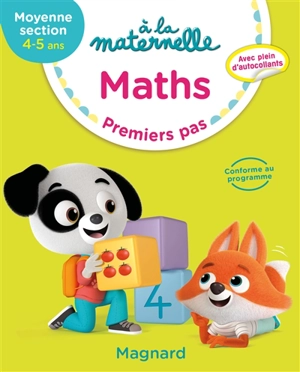 A la maternelle, maths, moyenne section, 4-5 ans : premiers pas - Georges Besnard