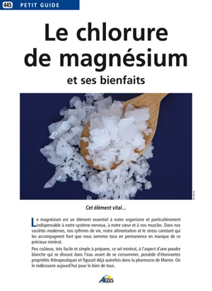 Le chlorure de magnésium : et ses bienfaits - Martina Krcmar