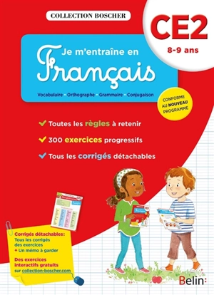 Je m'entraîne en français : CE2, 8-9 ans : conforme au nouveau programme - Danielle Cohen