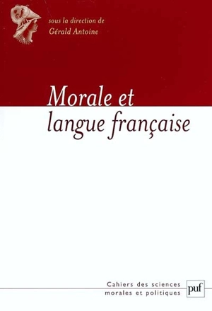 Morale et langue française - Académie des sciences morales et politiques (France)