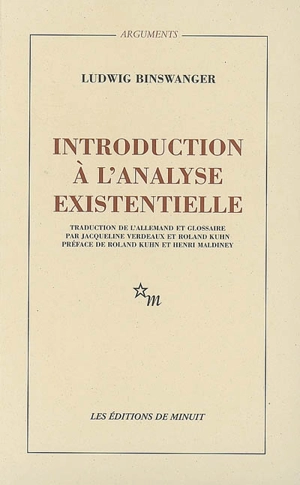Introduction à l'analyse existentielle - Ludwig Binswanger