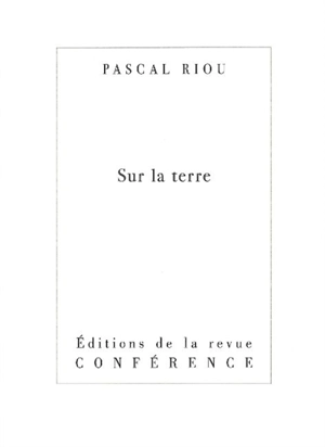 Sur la terre - Pascal Riou