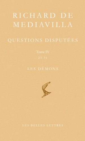 Questions disputées. Vol. 4. Questions 23-31, Les démons - Richard de Mediavilla
