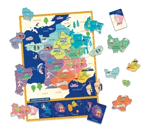 Carte de France : ma première pochette d'aimants - Hui Skipp