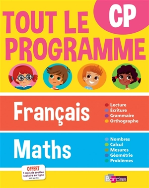 Tout le programme français-maths, CP - Ginette Grandcoin-Joly