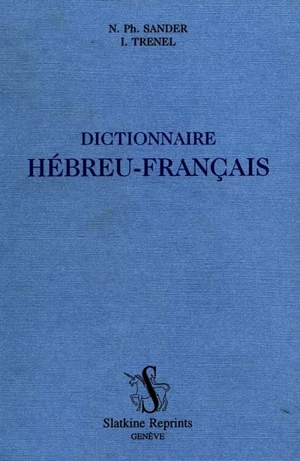 Dictionnaire hébreu-français - Nathaniel Philippe Sander