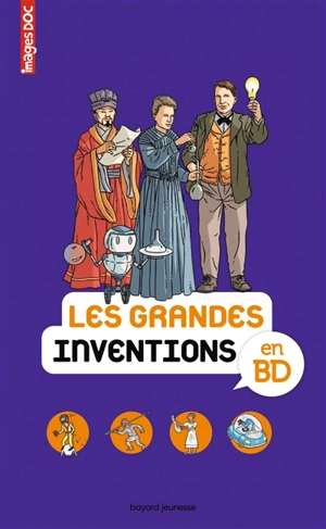 Les grandes inventions en BD - Pascale Bouchié