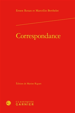 Correspondance - Ernest Renan