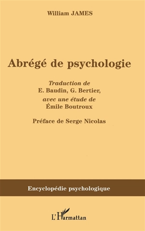 Abrégé de psychologie (1892) - William James