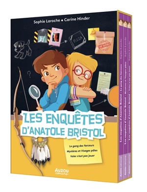 Les enquêtes d'Anatole Bristol : coffret bibliothèque tomes 1, 2, 3 - Sophie Laroche