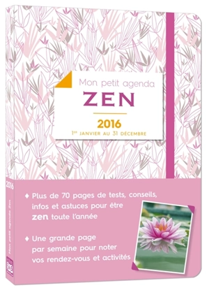 Mon petit agenda 2016 : 1er janvier au 31 décembre - Virginie Mercier