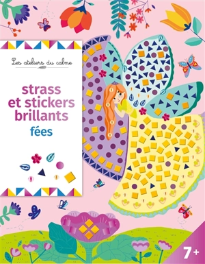 Strass et stickers brillants fées : pochette avec accessoires - Cinzia Sileo