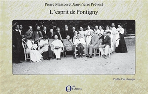 L'esprit de Pontigny - Pierre Masson