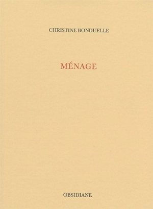 Ménage - Christine Bonduelle