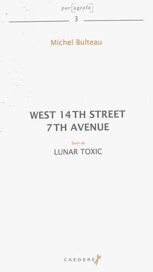 West 14th street 7th avenue. Lunar toxic - Michel Bulteau