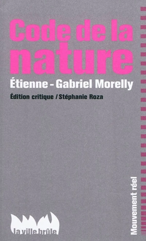 Code de la nature - Etienne Gabriel Morelly