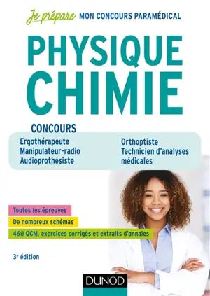 Physique chimie : ergothérapeute, manipulateur radio, audioprothésiste, orthoptiste, technicien d'analyses médicales - Germain Weber