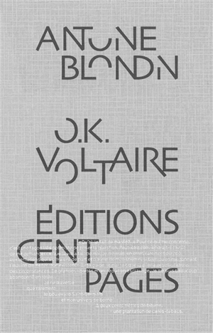 O.K. Voltaire - Antoine Blondin