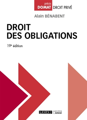 Droit des obligations - Alain Bénabent