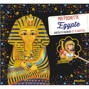Ma pochette Egypte : cartes à colorier et à gratter - SeL