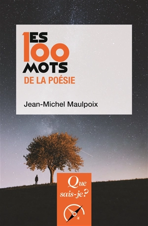 Les 100 mots de la poésie - Jean-Michel Maulpoix