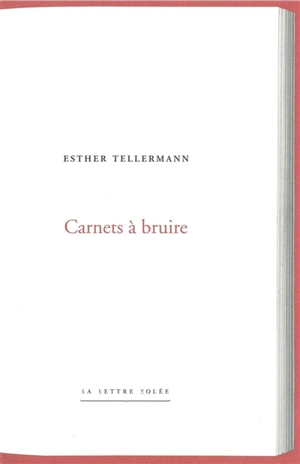 Carnets à bruire - Esther Tellermann