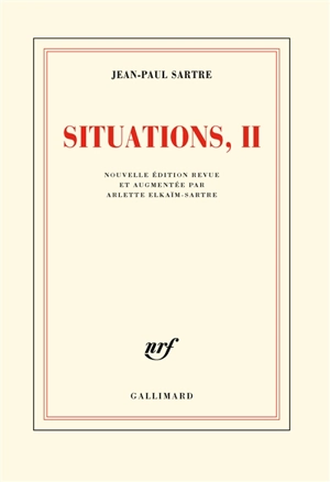 Situations. Vol. 2. Septembre 1944-décembre 1946 - Jean-Paul Sartre
