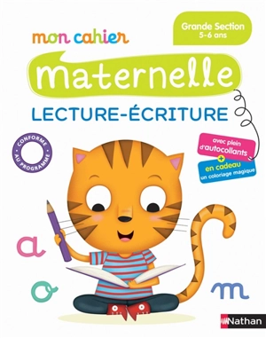 Mon cahier maternelle lecture-écriture grande section, 5-6 ans - Christelle Chambon