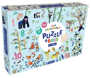 Mon incroyable puzzle en bois : les chiffres - Emilie Lapeyre