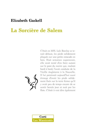 La sorcière de Salem - Elizabeth Gaskell