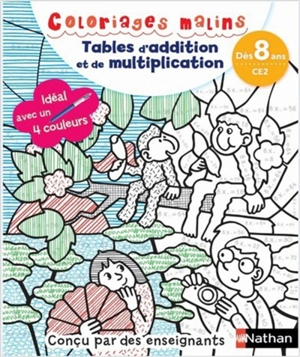 Tables d'addition et de multiplication : 8-9 ans, CE2 - Claudine Aubrun